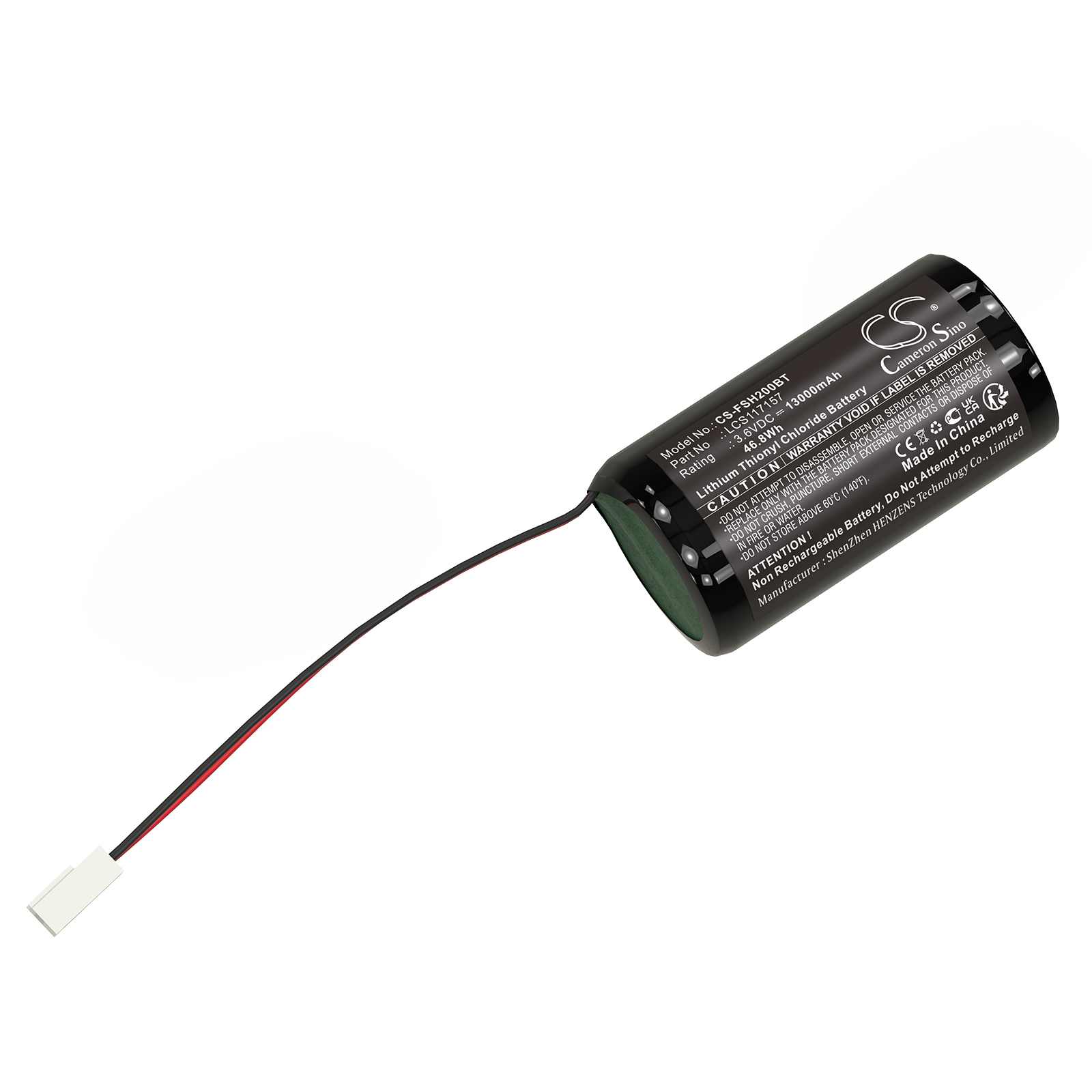 FICHET LSH20 LCS117157 Replacement Battery 3.6V 13000mAh