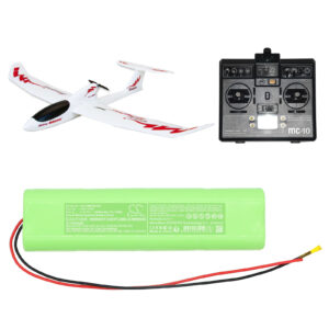 Graupner MC10 MC12 MC14 Replacement Battery 9.6V 2200mAh