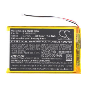 HelloBaby HB6081 Video Baby Monitor AHB606090 Replacement Battery 4000mAh