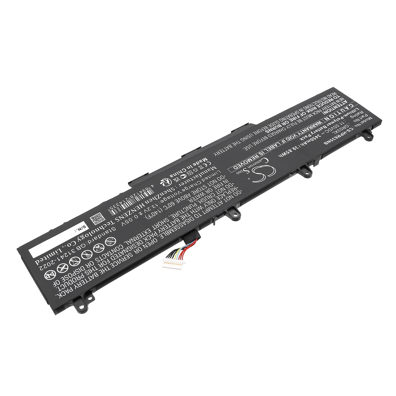 HP GR03042XL Notebook/Laptop Replacement Battery 3450mAh