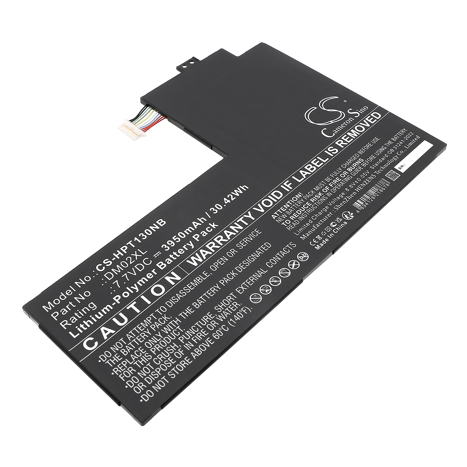 HP 11-BE0013DX 47Z80AV Tablet Replacement Battery 3950mAh