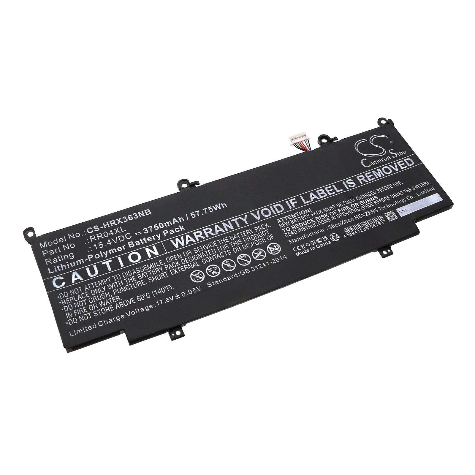 HP HSTNN-DB9K Notebook/Laptop Replacement Battery 3750mAh