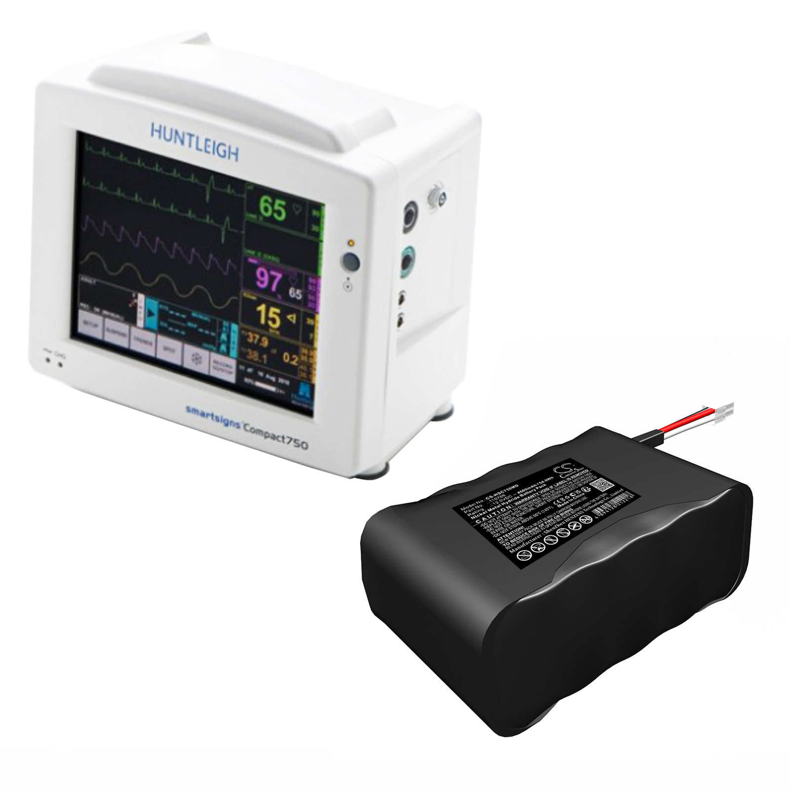 Huntleigh SC750 monitor 110786 Replacement Battery 4500mAh