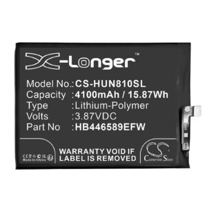 HB446589EFW Huawei Replacement Battery 4100mAh