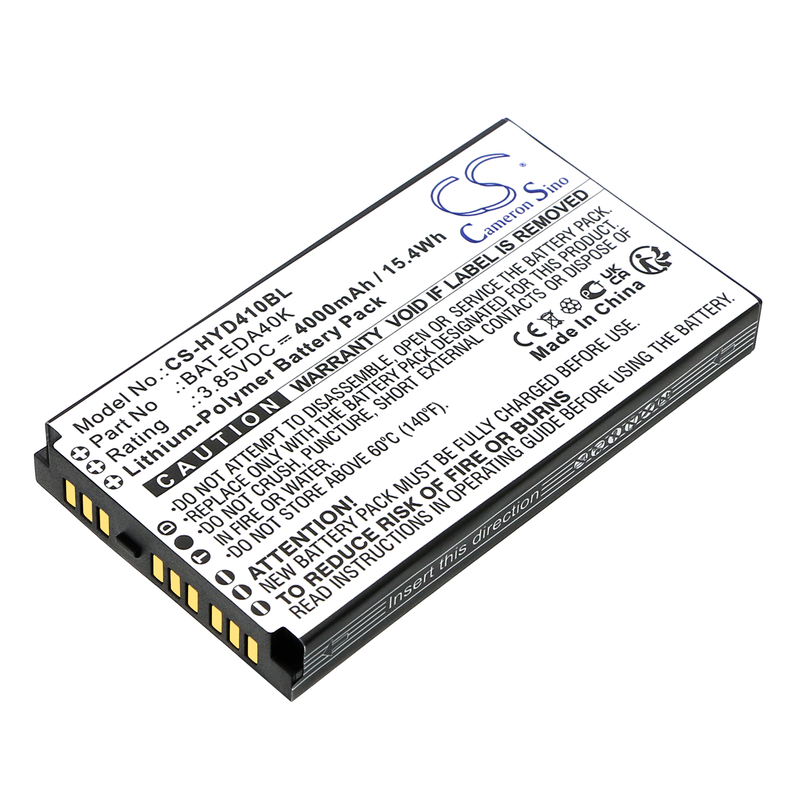 Honeywell BAT-EDA40K Replacement Battery 4000mAh