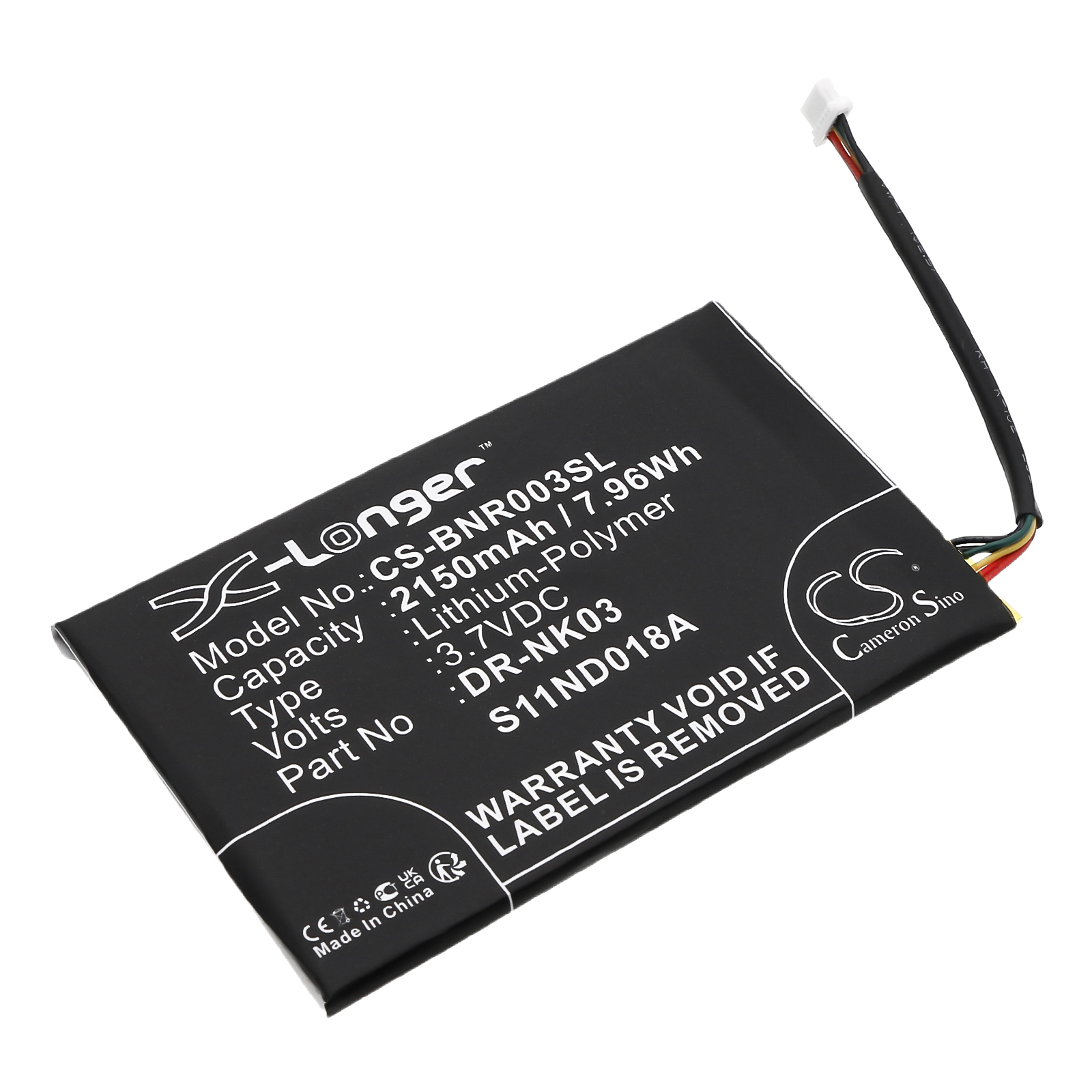 NOOK BATTERY REPLACEMENT Barnes & Noble BNRV300 Replacement Battery