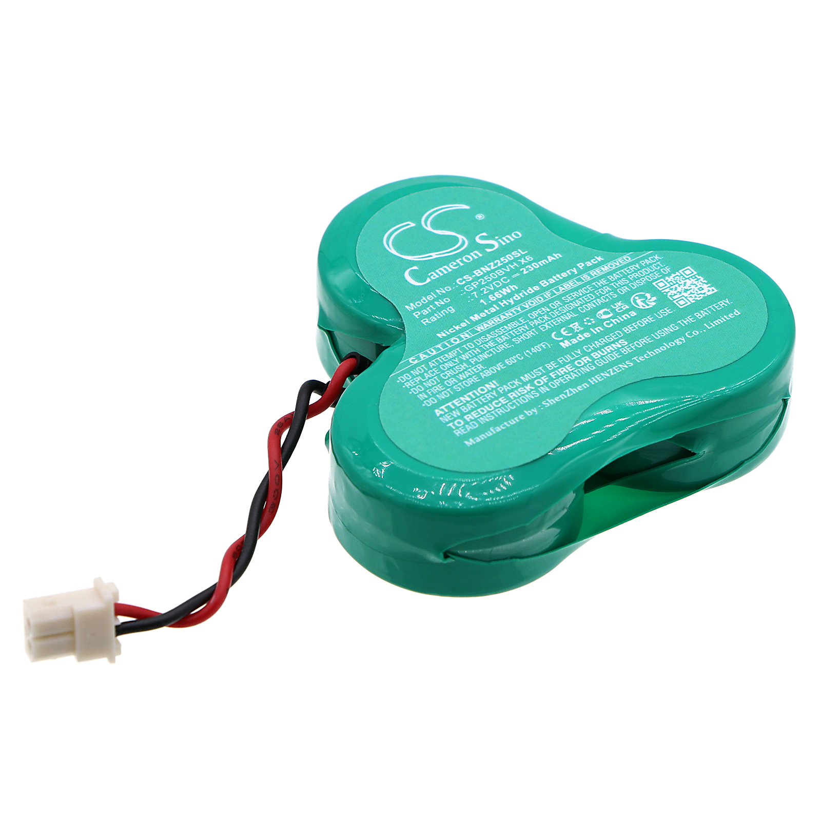 Mercedes-Benz GP250BVH X6 Replacement Battery 230mAh