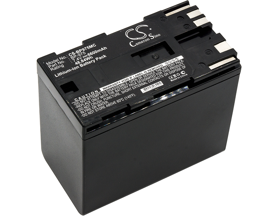 CANON C100 BATTERY Replacement Battery 6600mAh