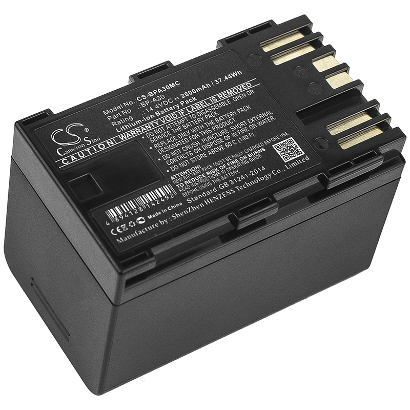 Canon BP-A30 EOS Series Replacement Battery 2600mAh