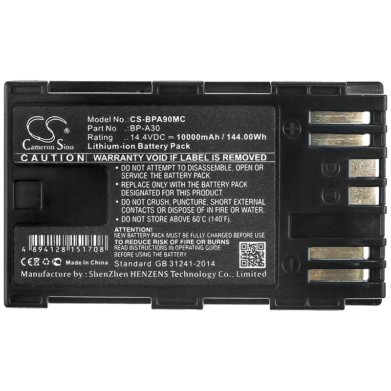 Canon BP-A30 EOS Series Replacement Battery 10000mAh