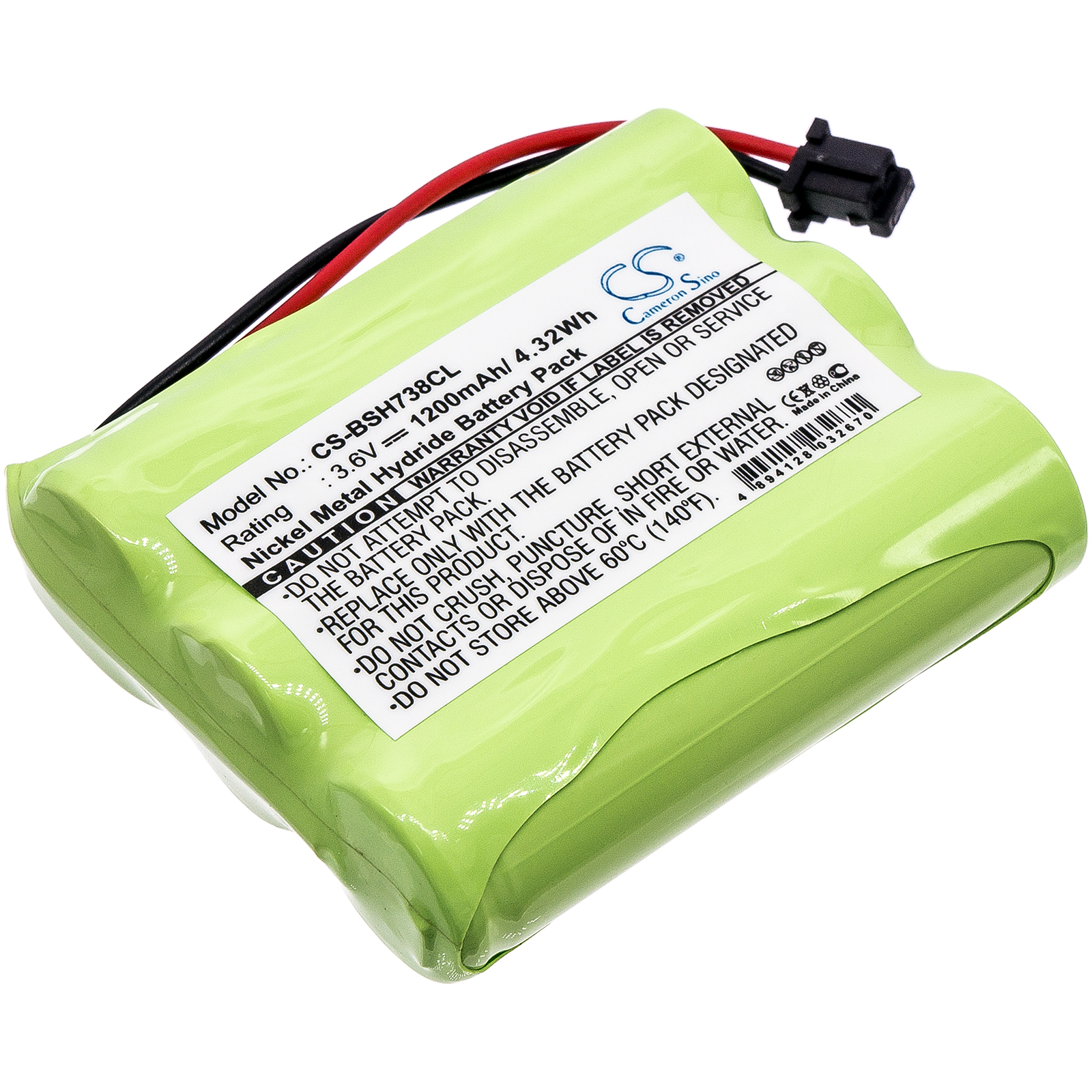 Bosch 738 CT-COM 147 CT-COM 157 Replacement Battery 1200mAh