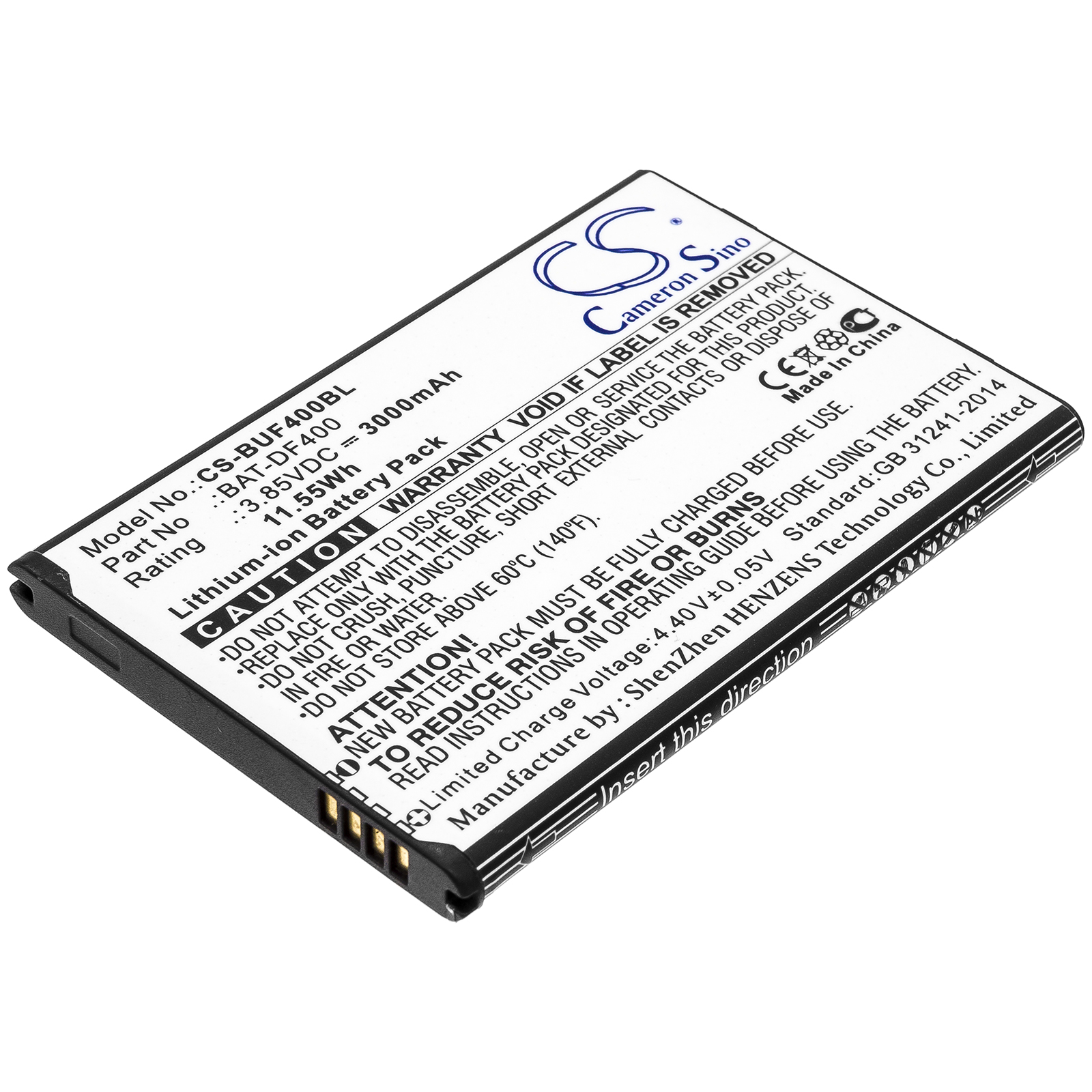Bluebird BAT-DF400 BAT-EF400 Replacement Battery 3000mAh