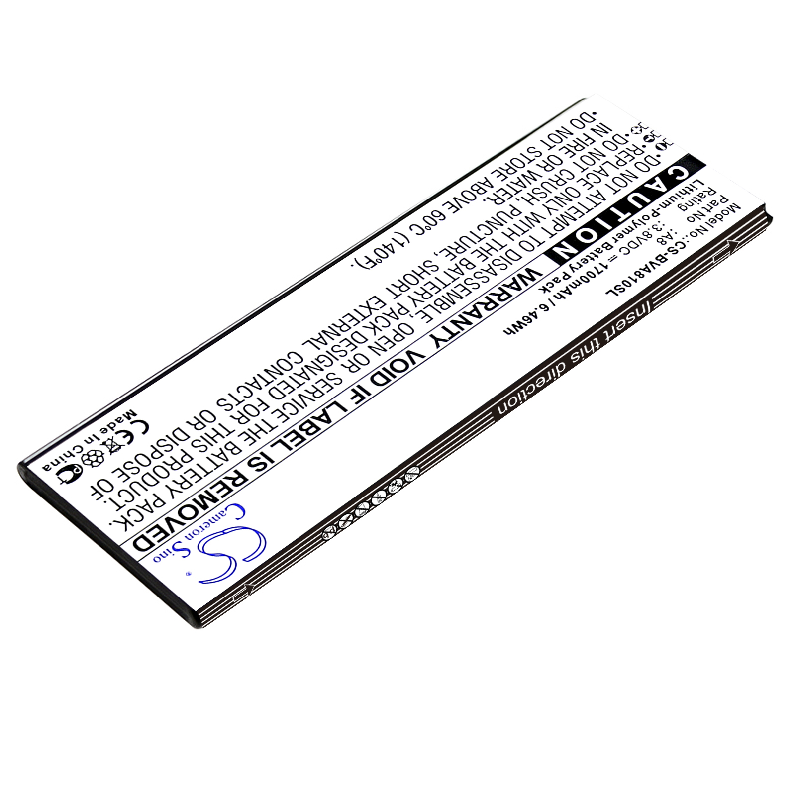 Blackview A8 Mobile/SmartPhone Replacement Battery 1700mAh