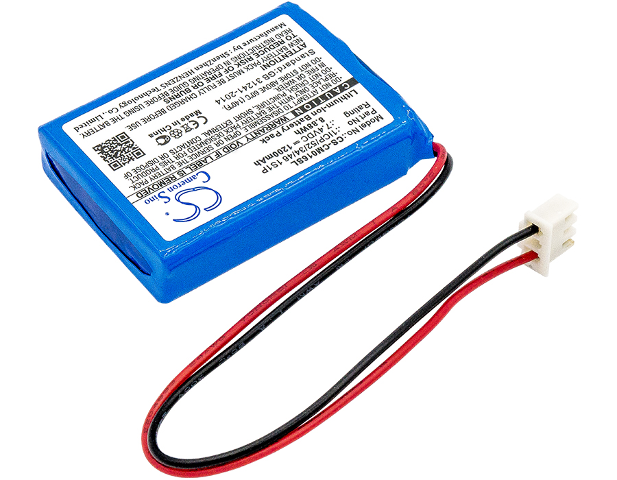 1200 mAh for Custom Battery Pack 2ICP/52/34/46 1S2P
