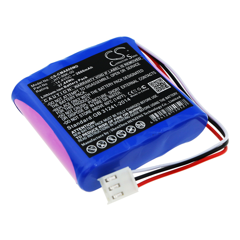 COMEN CM-600 CM600 JHT-99K-00 Medical Replacement Battery 2600mAh