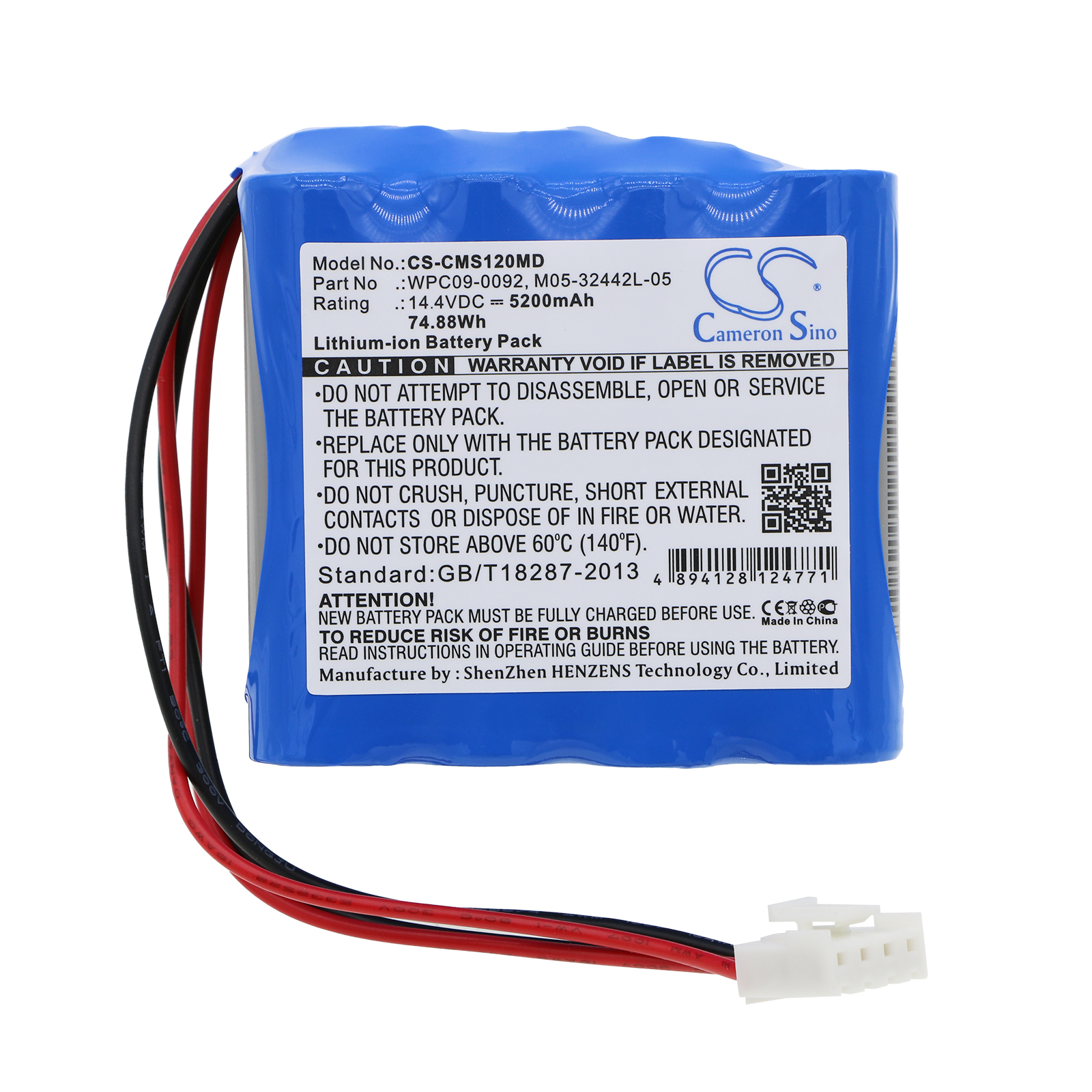 CONTEC M05-32442L-05 Medical Replacement Battery 5200mAh