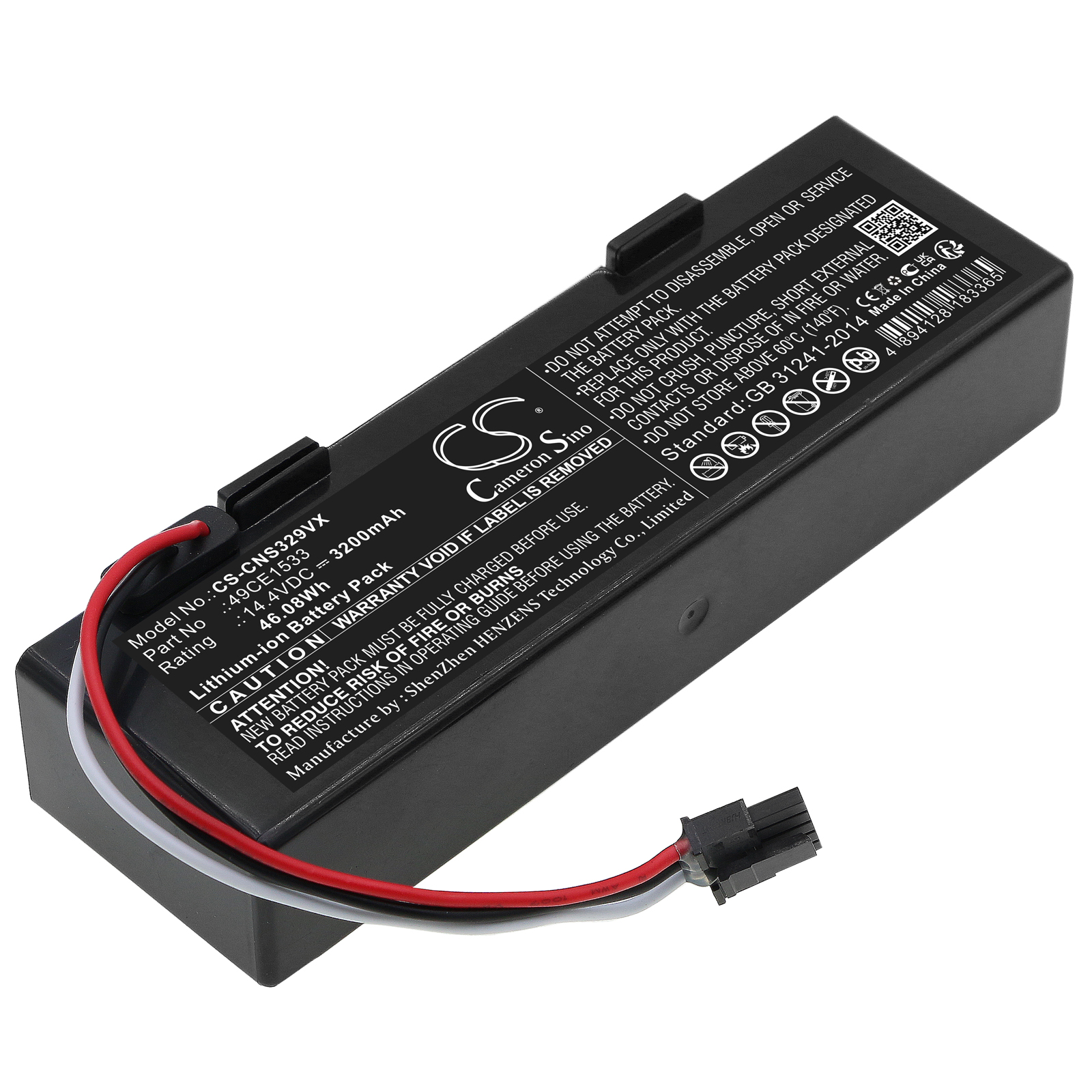 CECOTEC 49CE1533 Vacuum Replacement Battery 3200mAh