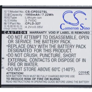 Coolpad 5952 7620L 8729 K1 Replacement Battery 1950mAh