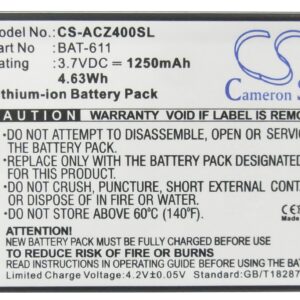 Acer Liquid Z4 Z140 Z160 BAT-611 KT.0010B.006 Replacement Battery 1250mAh