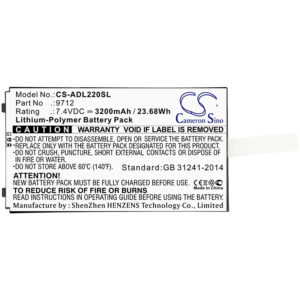 Additel 22XA Multifunction Calibrator Replacement Battery 3200mAh
