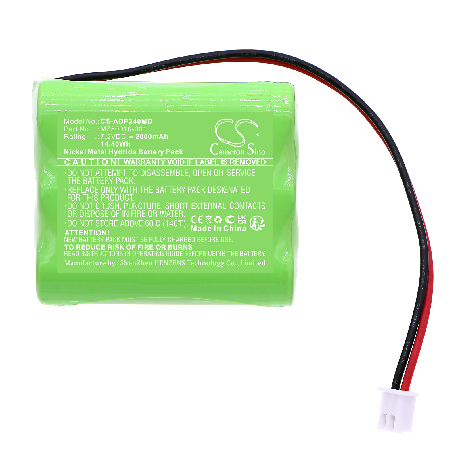 ADE DP2300 DP2400 MS-2510 Medical Replacement Battery