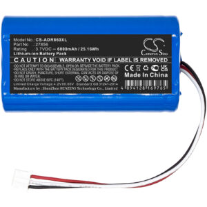 Albrecht DR 855 DR 855 digital radio DAB + DR 860 Replacement Battery 6800mAh