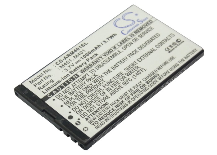 Auro M401 Mobile/SmartPhone Replacement Battery 1000mAh