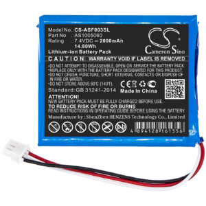 ALPSAT Satfinder Spare Part SF03-BT AS1005060 Replacement Battery 2000mAh