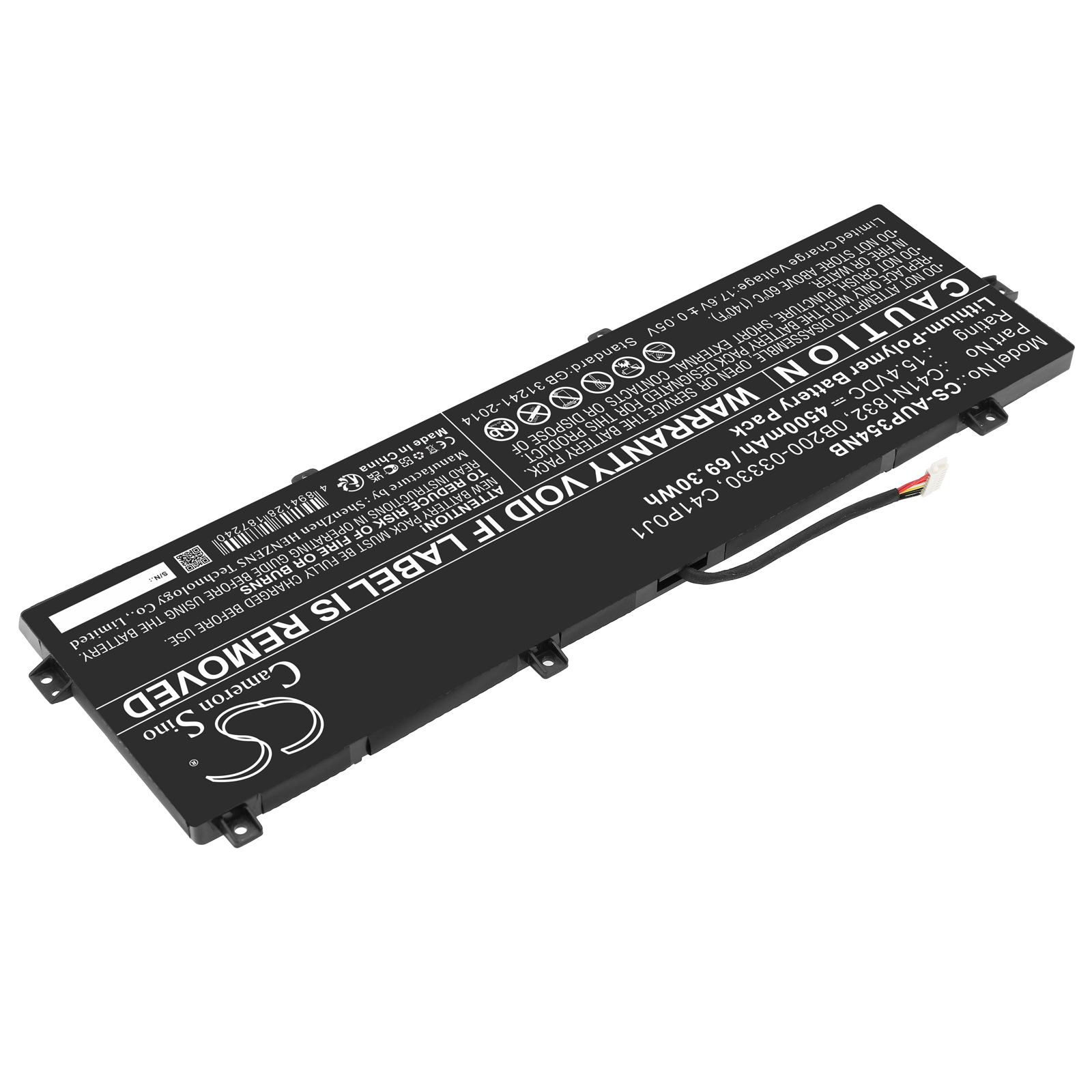 Asus 0B200-03330 Notebook/Laptop Replacement Battery 4500mAh