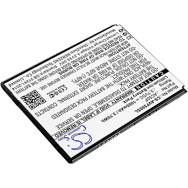 Archos 50F NEON AC50F Replacement Battery 1000mAh