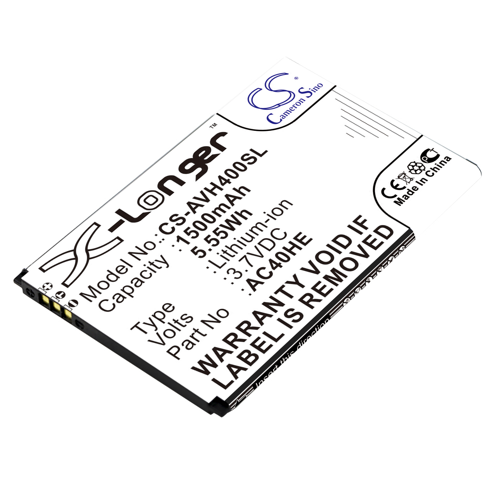 Archos 40 Helium AC40HE Replacement Battery 1500mAh