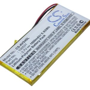 Archos 43 Vision 100531 MP3 Player Replacement Battery 1600mAh