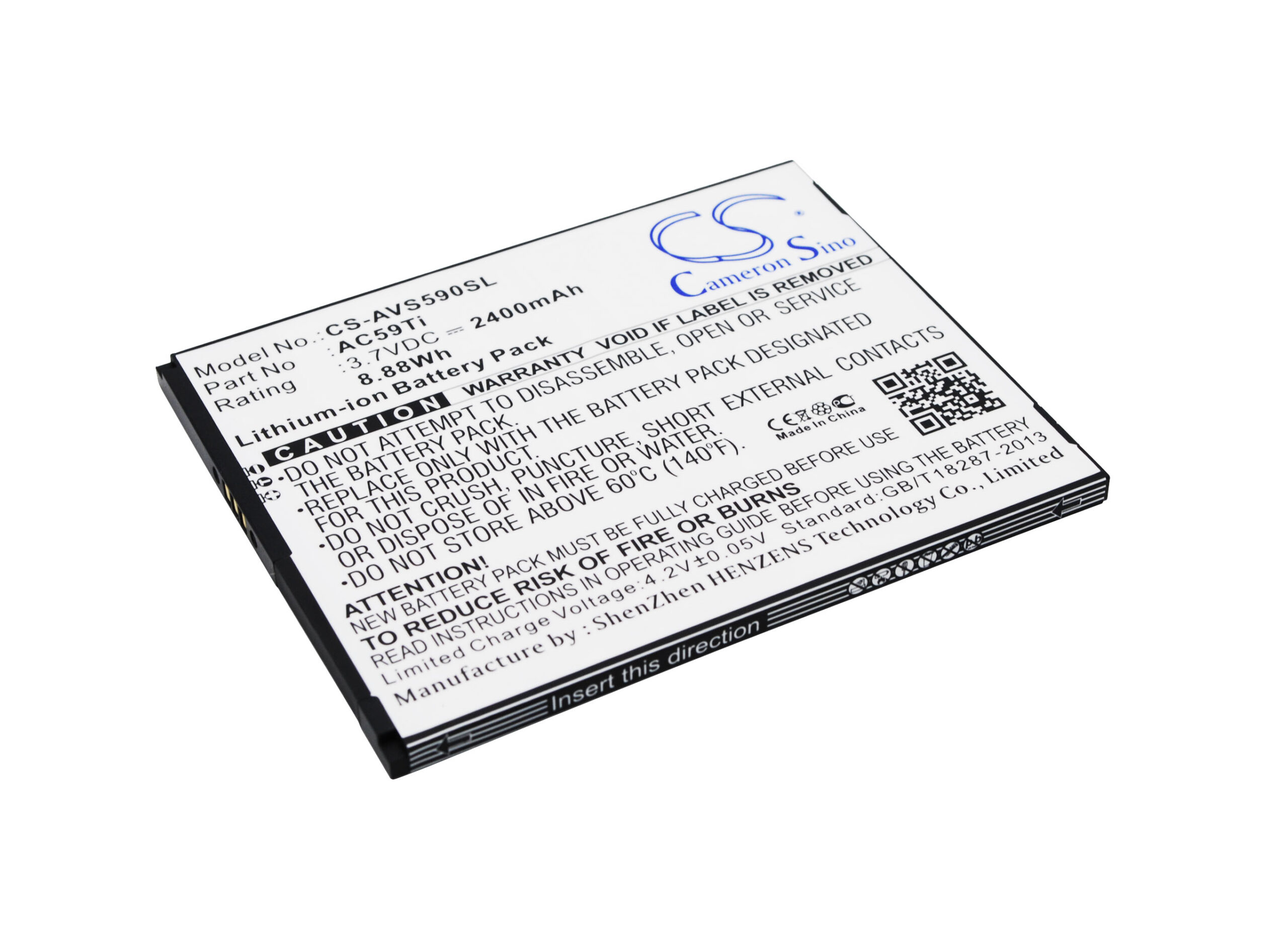 Archos 59 Titanium A59 Titanium Replacement Battery 2400mAh