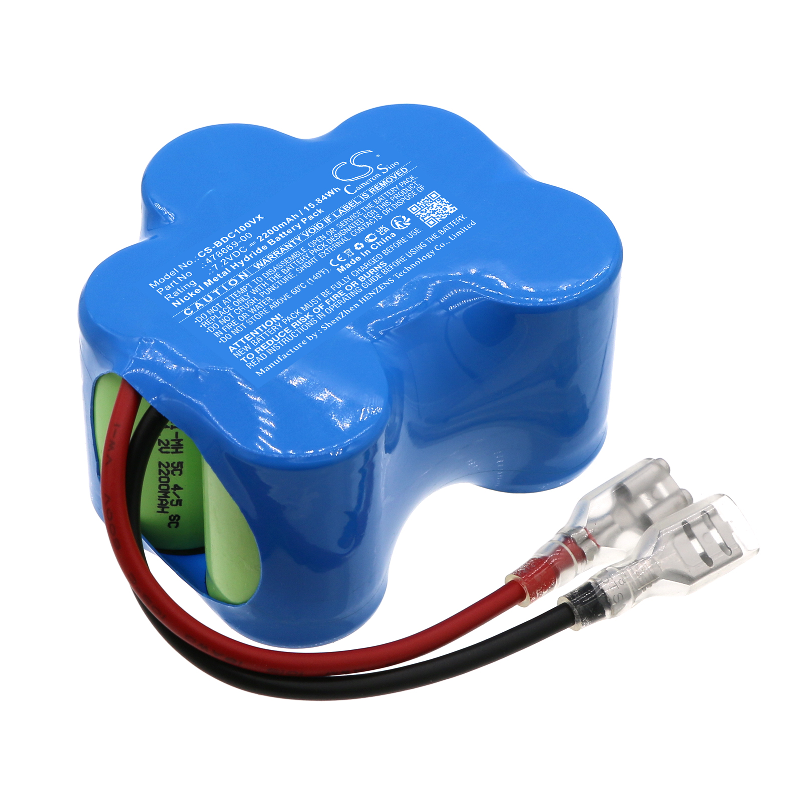 Black&Decker SSC1000 478669-00 Vacuum Replacement Battery 2200mAh