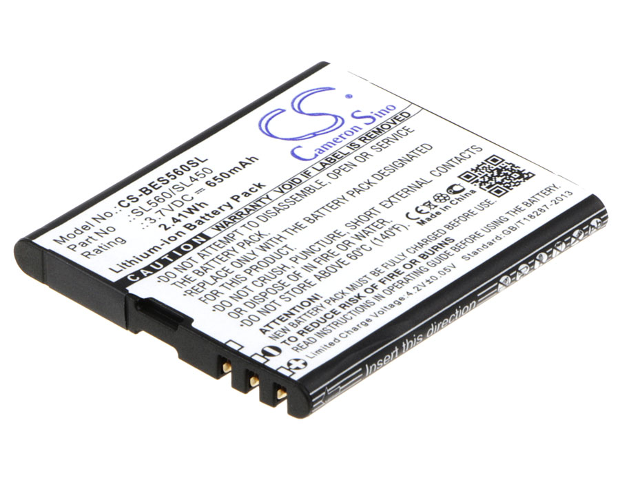 Bea-fon SL450 SL560 Mobile/SmartPhone Replacement Battery 650mAh