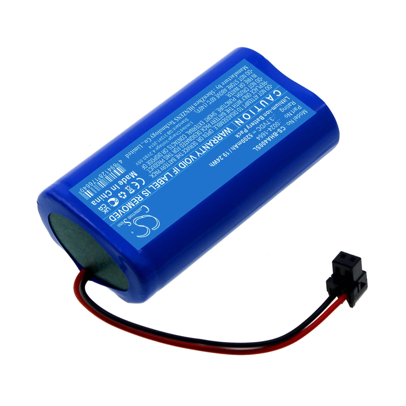 Bacharach PCA-400 0024-1664 Replacement Battery 5200mAh