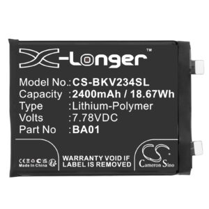 VIVO IQOO 11s V2304A BA01 Mobile/SmartPhone Replacement Battery 2400mAh
