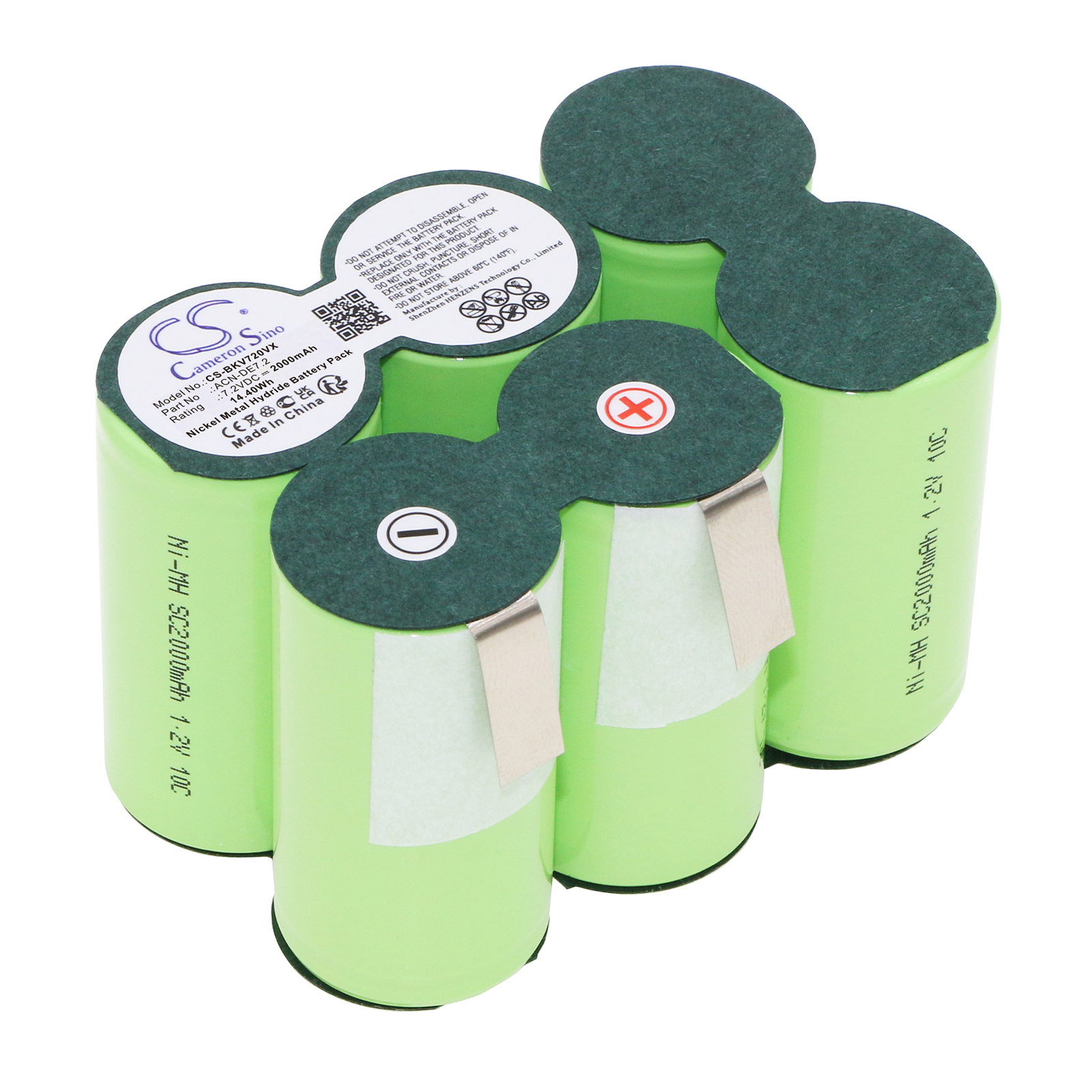 BATTERI TIL STØVSUGER Black&Decker DV7205 ACN-DE7.2 Replacement Battery