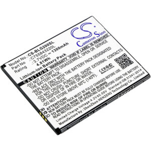 BLU S010Q S0250UU Studio G HD LTE Studio G2 Plus Replacement Battery 1300mAh
