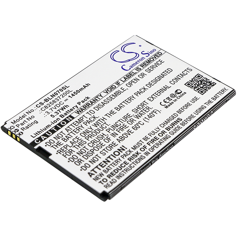 BLU N070u Neo X C825837200L Replacement Battery 1450mAh