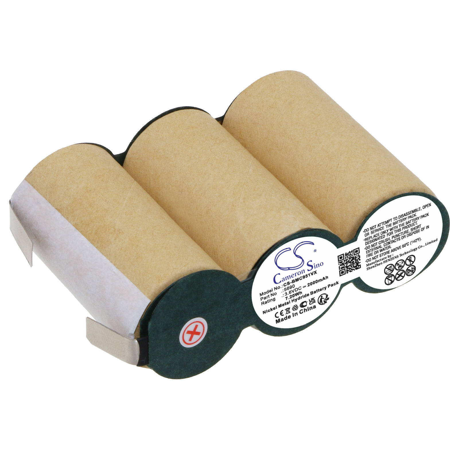 Bomann AKS960CB 5690 Vacuum Replacement Battery 2000mAh