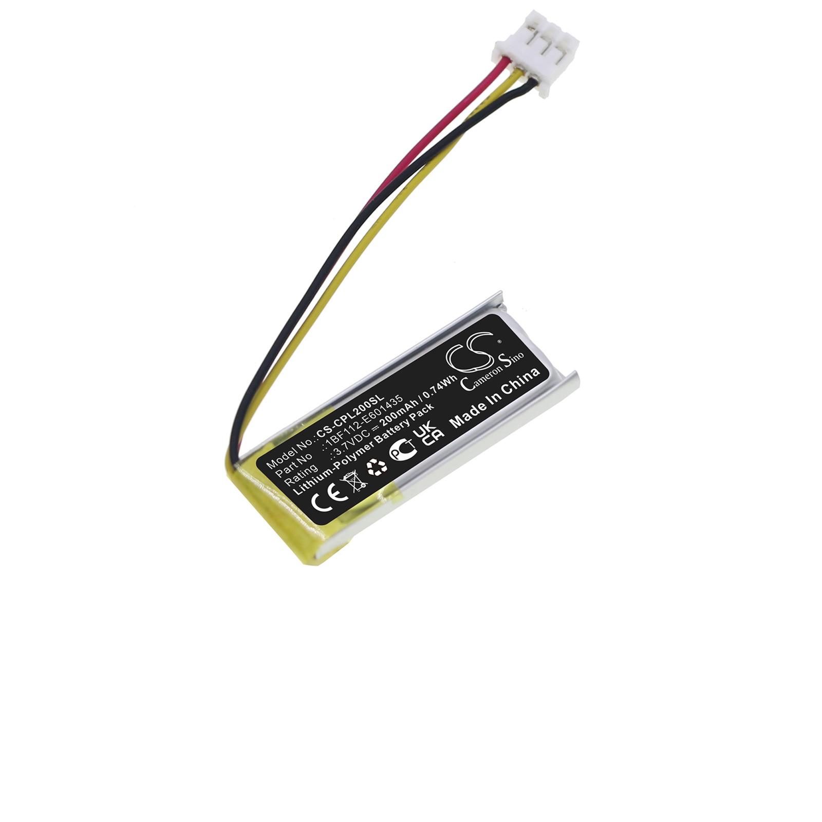 CalAmp LMU-200 LMU-300 LMU-3030 Replacement Battery 200mAh