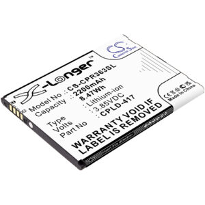 Coolpad BTR3635A Defiant Replacement Battery 2200mAh
