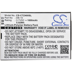 Canon Wordtank Z400 Dictionary Replacement Battery 1600mAh