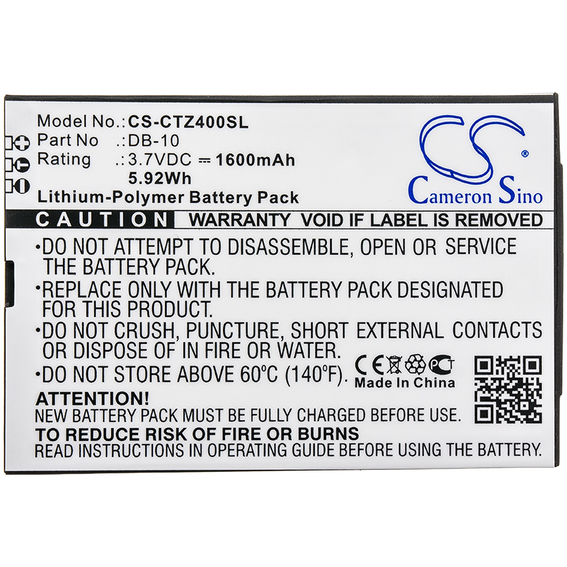 Canon Wordtank Z400 Dictionary Replacement Battery 1600mAh