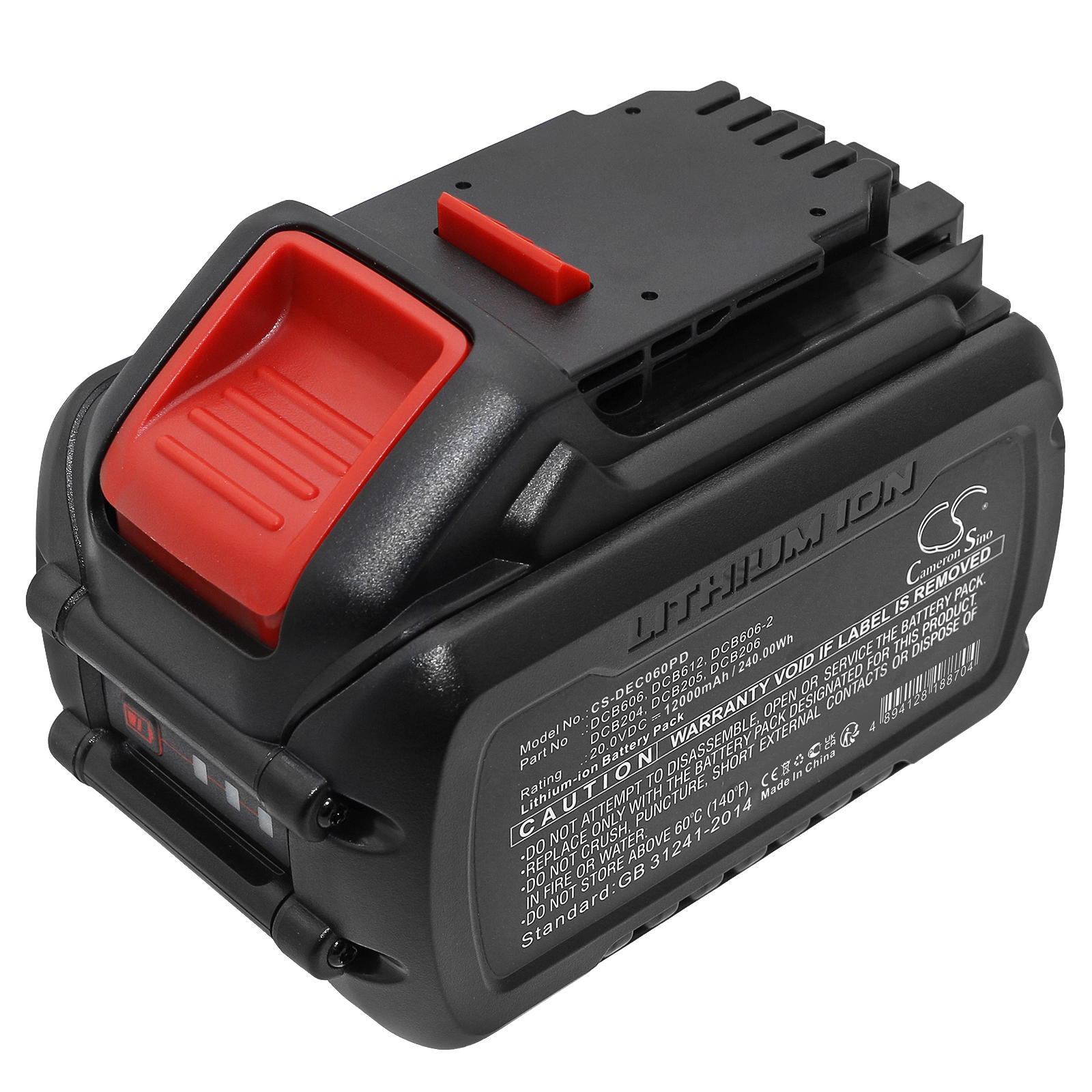 DeWalt DCB102 Power Tool Replacement Battery 120V 12000mAh