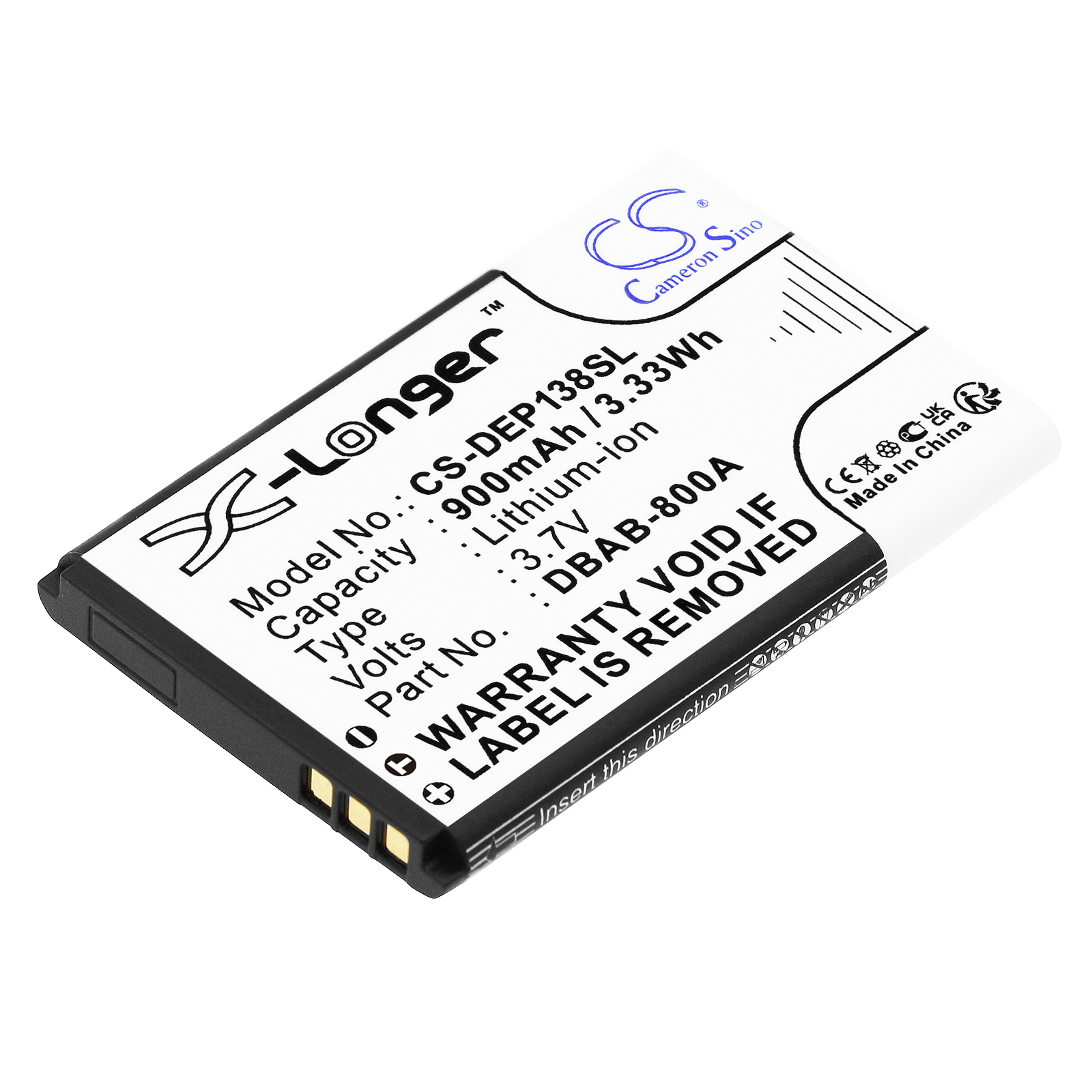 Doro DBAB-800A Mobile/SmartPhone Replacement Battery 900mAh