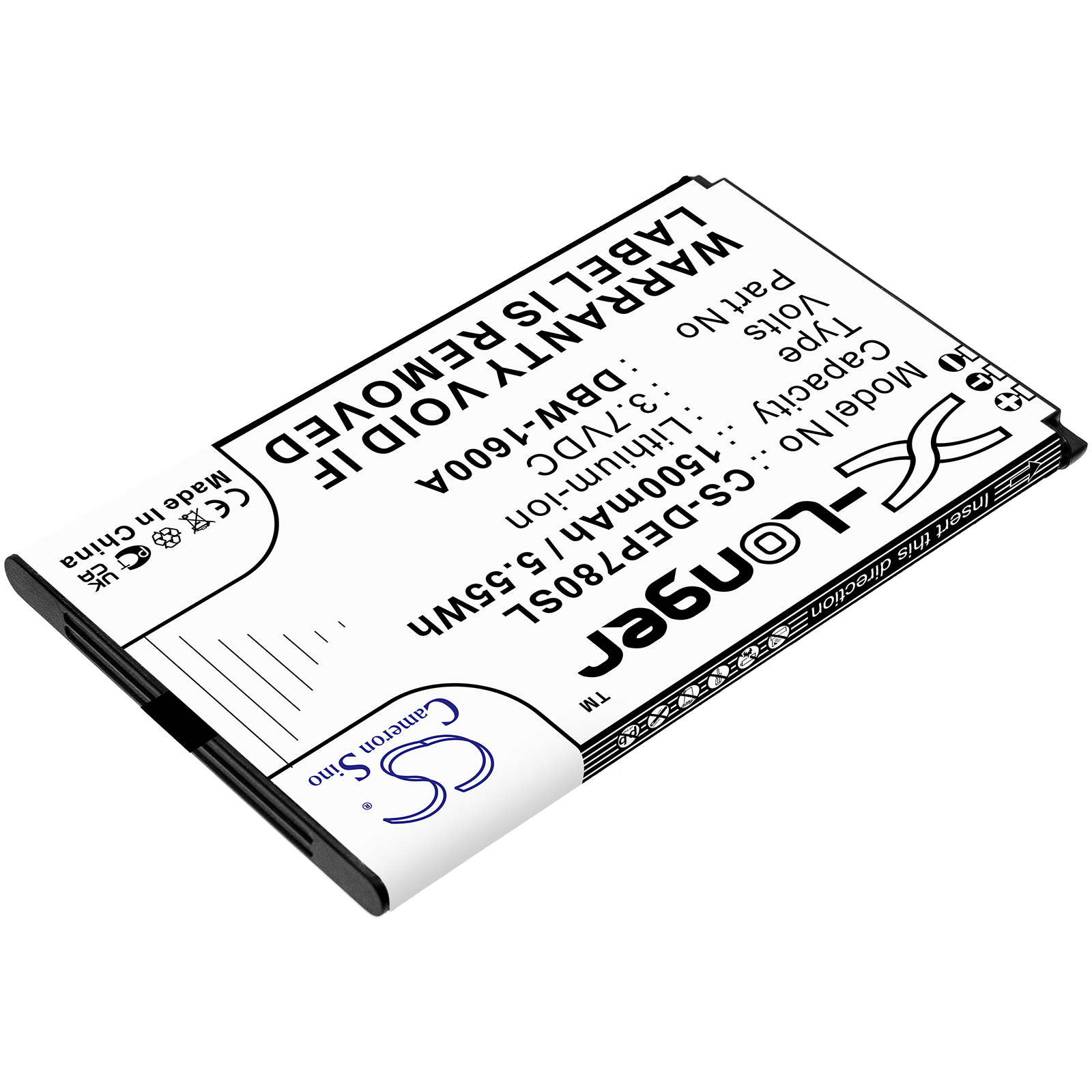 Doro DBW-1600A Mobile/SmartPhone Replacement Battery 1500mAh