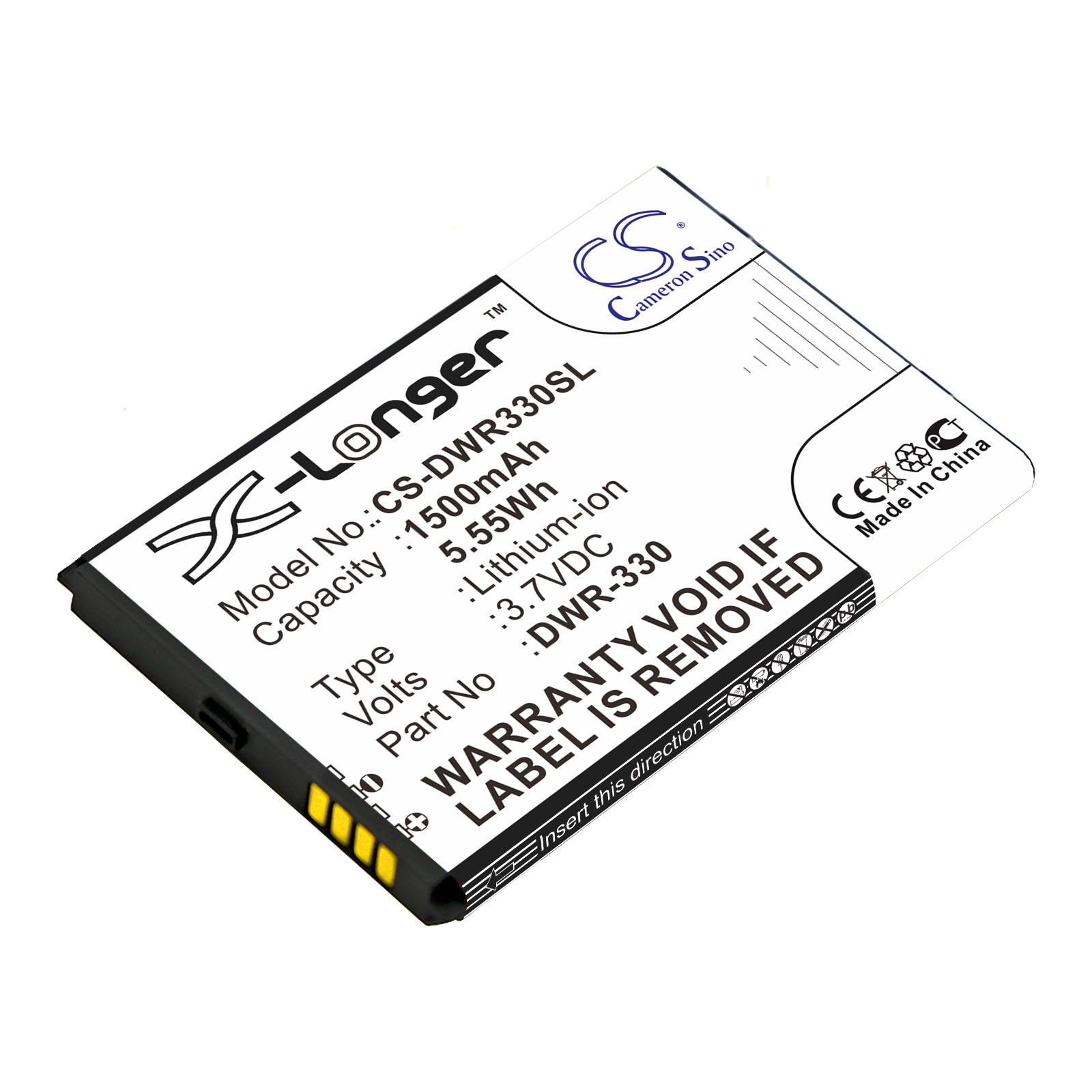 D-Link DWR-330 Wireless Router Replacement Battery 1500mAh