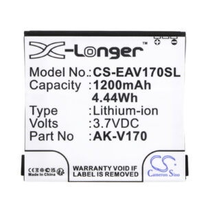Emporia AK-V170 Life+ Lifeplus Replacement Battery 1200mAh